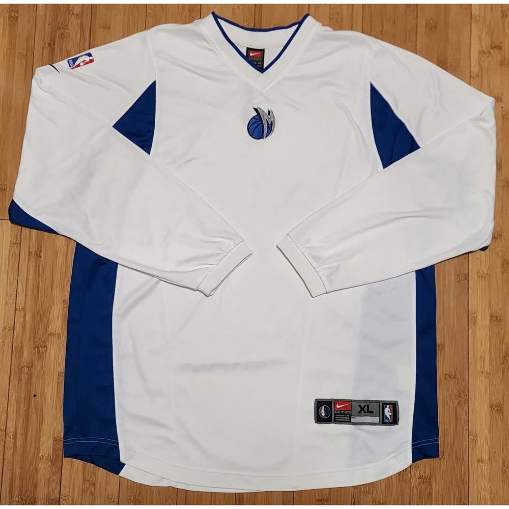 Vintage Nike Dallas Mavericks NBA Authentics Warm Up Shooting Shirt Mens Size XL